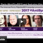 Internet Party of New Zealand Hosts #AntiSpyBill Campaign Event