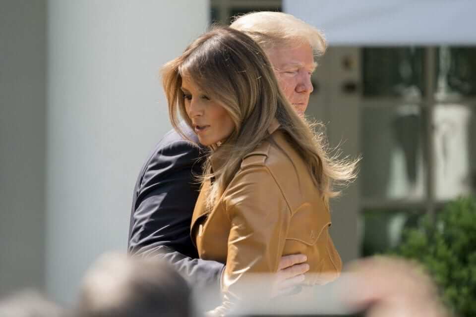 Melania Trump trolls her husband