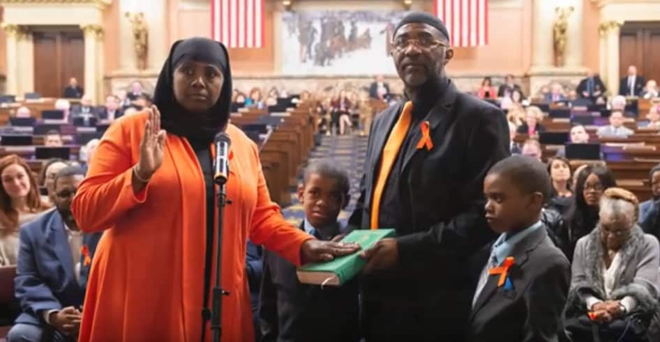 GOP legislator prays to Jesus for forgiveness before state’s first Muslim woman swears in