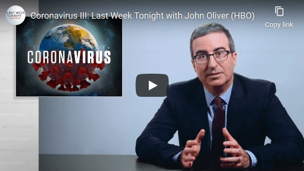 John Oliver’s Last Week Tonight, Coronavirus & Trump